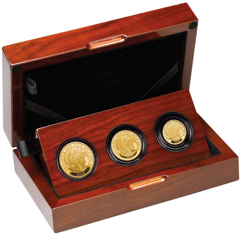 2018 Gold Britannia UK Premium 3-Coin Proof Set - Coin Parade