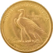 Indian Head Gold Eagle $10 Obverse