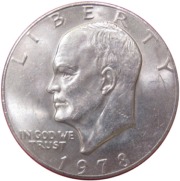 Eisenhower Dollar Obverse