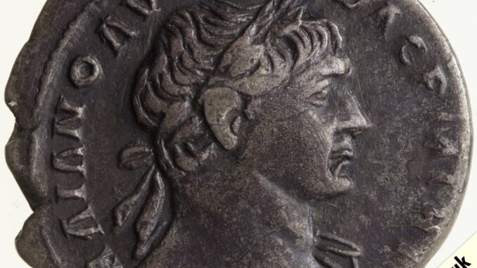103AD-111AD Denarius Emperor Trajan Obverse