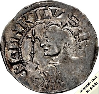 1121 1100-1135 Penny Henry I Obverse