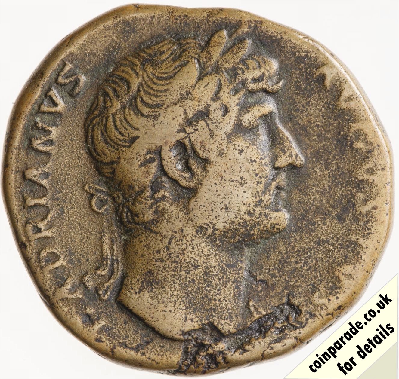 125AD Sestertius - Hadrian - Coin Parade