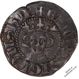 1280-1281 Penny Canterbury Edward I Obverse