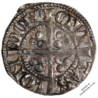 1344-1351 Edward III Penny London Mint Reverse MV