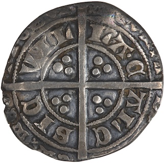 1363-1369 Groat Edward III Calais Reverse MV