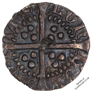 1413-1422 Halfpenny Henry V Reverse MV