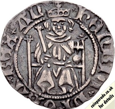 1504 1505 Penny Henry VII Obverse
