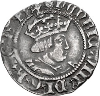 1526-1544 Silver Half-Groat Henry VIII Obverse CNG