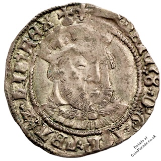 1544 Groat Henry VIII 2369 Obverse RM