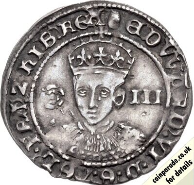 1551-1553 Threepence – Edward VI
