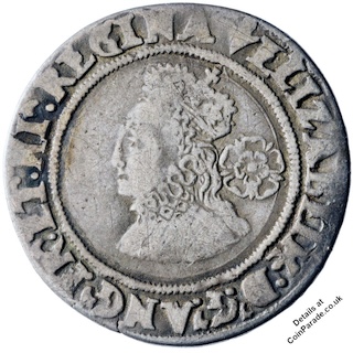 1564 Sixpence Obverse