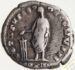 158AD 159AD Denarius Antoninus Pius Standing Reverse
