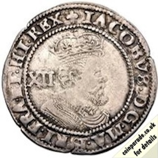 1623-24 Shilling James I Obverse CNG