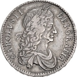 1663 Halfcrown Charles II Obverse