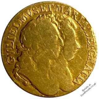 1690 Guinea Obverse MJH