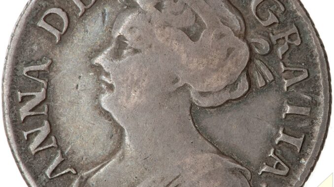 1711 Sixpence Anne Obverse