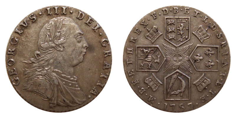 1787 Sixpence