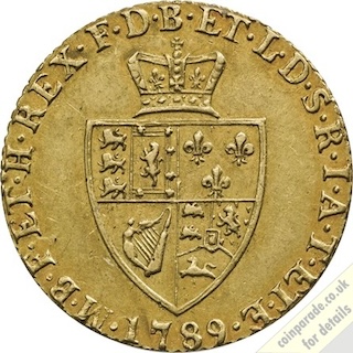 1789 Half Guinea Reverse