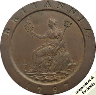 1797 Cartwheel Penny Reverse