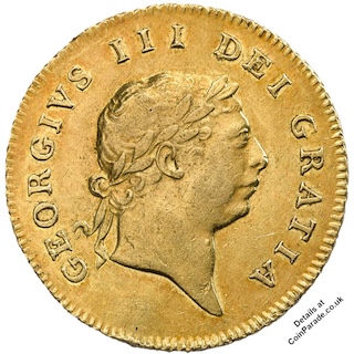 1808 Half-Guinea George III Obverse