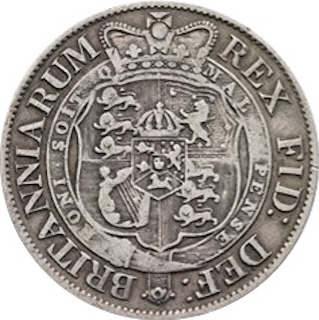 1818 HalfCrown RoyalMint Reverse