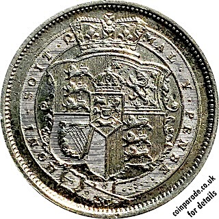 1819 Shilling George III Reverse MJH