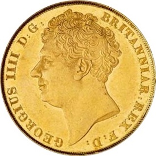 1823 Sovereign Obverse Royal Mint