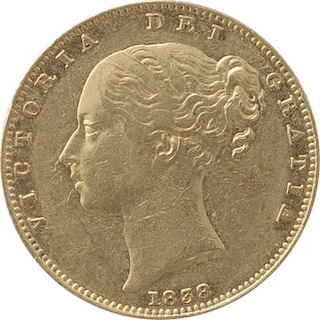 1838 Sovereign Obverse