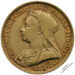 1893 Gold Half-Sovereign Victoria Obverse