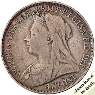 1895 Crown Victoria Obverse