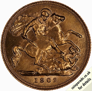 1902 Half-Sovereign Edward VII Reverse