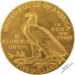 1908 Gold Half-Eagle 5 Dollar Indian Head Reverse
