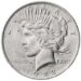 1922 Peace Dollar USA Obverse