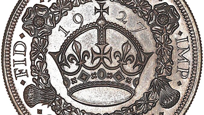 1927 Wreath Crown Reverse MV