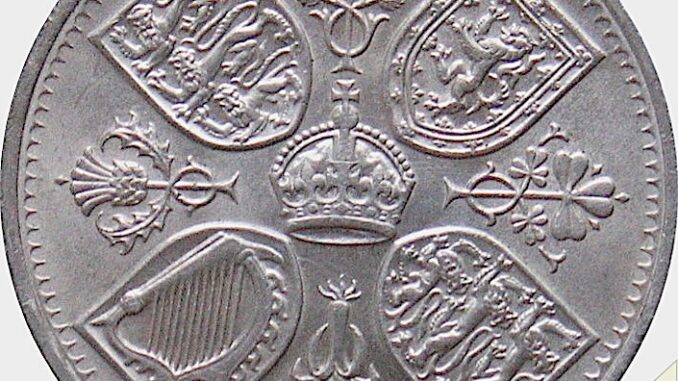 1953 Coronation Crown Reverse