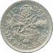 1962 Sixpence Reverse