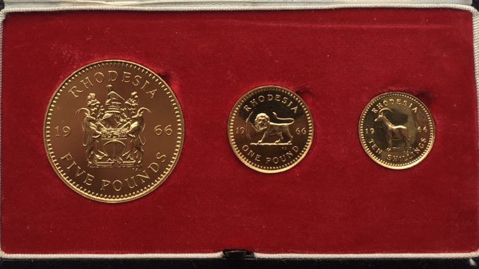 1966 Rhodesia Gold Set