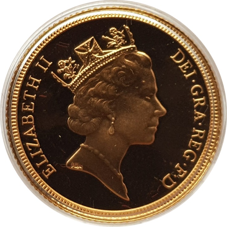 1986 Sovereign Proof Obverse