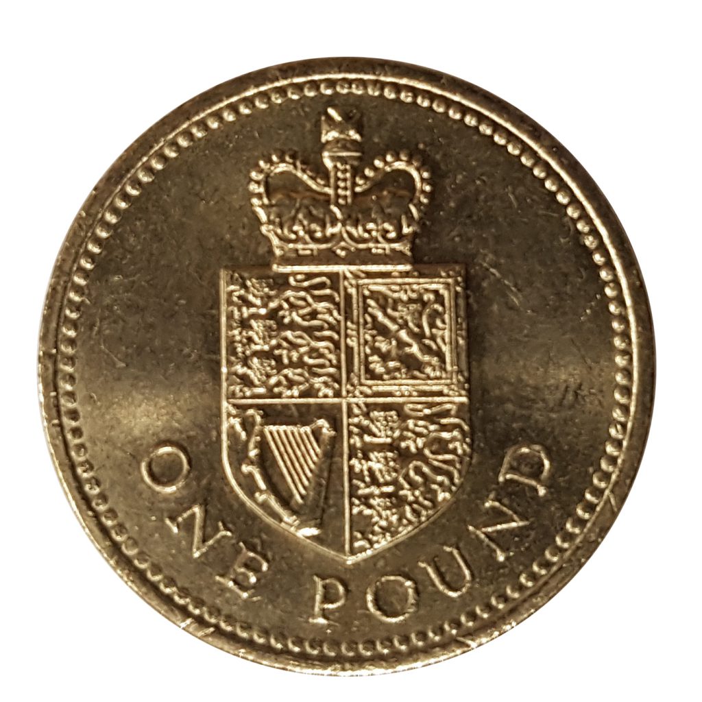 1988 One Pound Reverse