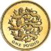 1997 2002 One Pound Three Lions Reverse RM
