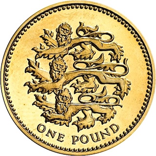 1997 2002 One Pound Three Lions Reverse RM