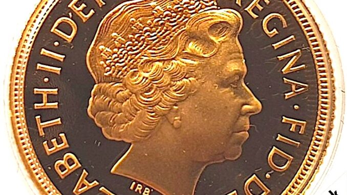 1998 Sovereign Proof Obverse