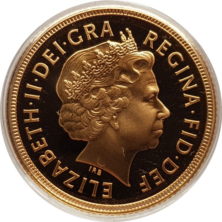 2001 Sovereign Proof Obverse