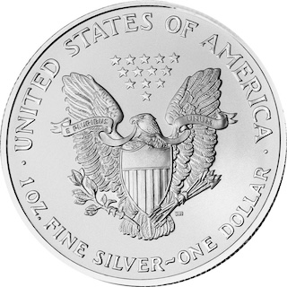 2002 American Eagle Silver 1oz Reverse