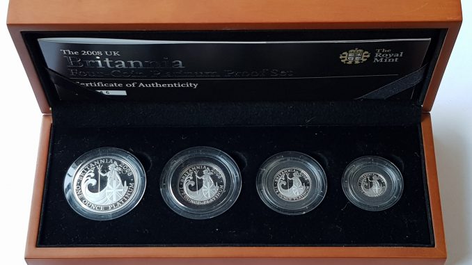 2008 Platinum Britannia Set Box