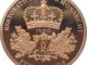 2010 Gold Proof Restoration of Monarchy Crown Reverse