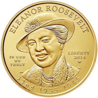 2014 Gold Eleanor Roosevelt