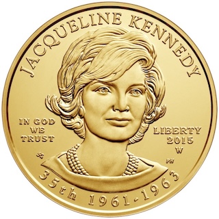 2015 $10 Gold Jacqueline Kennedy