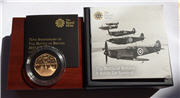 2015 Battle of Britain Gold Proof 50p Packaging.Image: M J Hughes Coins