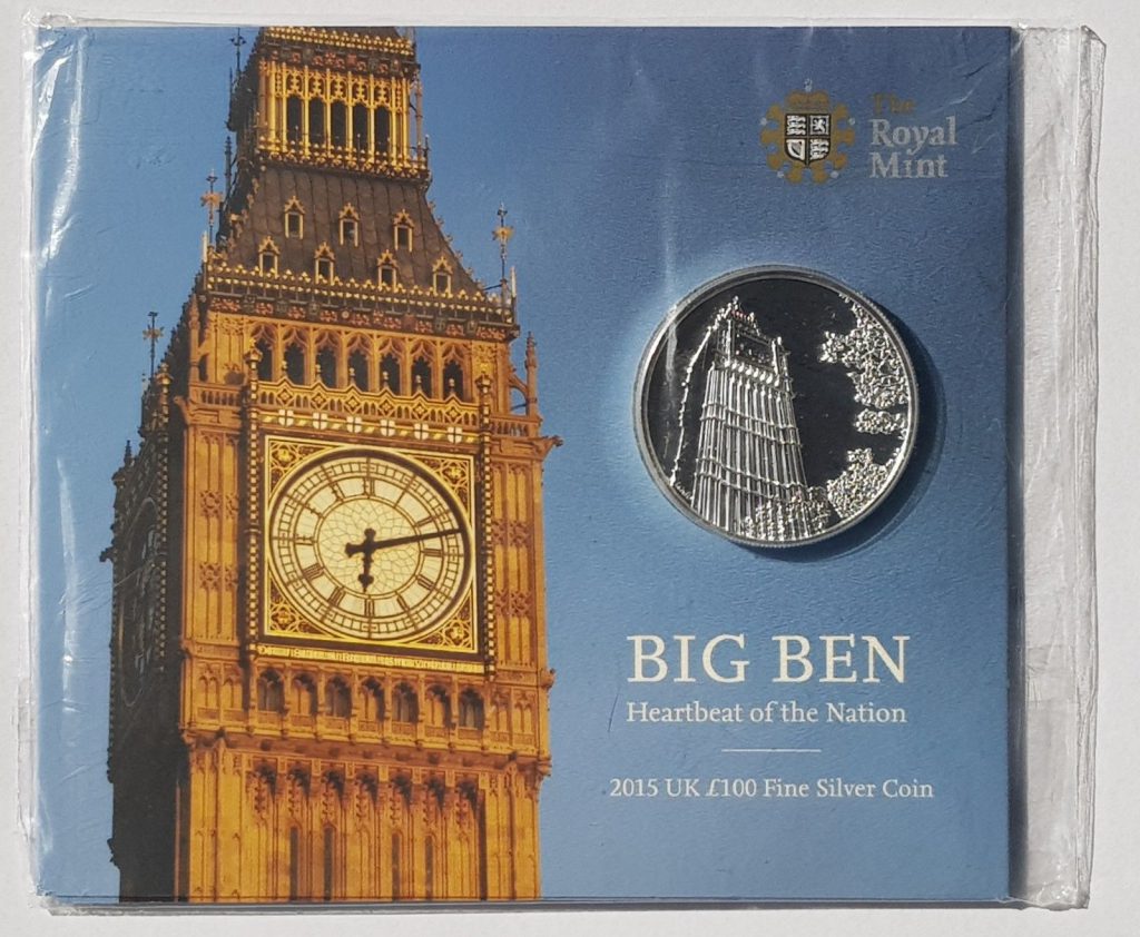 2015 Big Ben Silver One Hundred Pounds